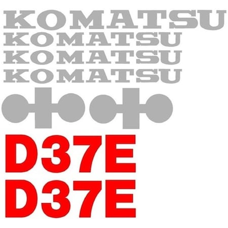 Aftermarket Decal Set KOMD37EDECALSET